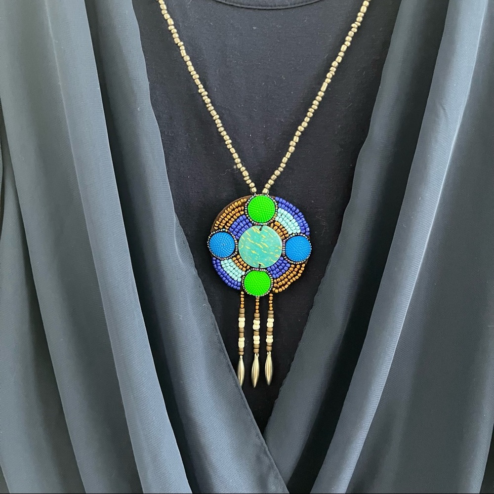 Navy blouse - Picture 3 of 5